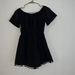 Black Off the shoulder romper